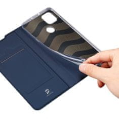 Dux Ducis Skin Pro knížkové kožené pouzdro na Motorola Moto G9 Power, modré