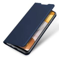 Dux Ducis Skin Pro knížkové kožené pouzdro na Samsung Galaxy A42 5G, modré