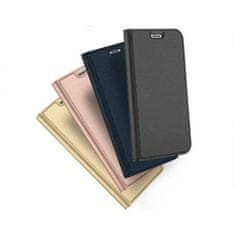 Dux Ducis Skin Pro knížkové kožené pouzdro na Huawei P Smart 2020, černé