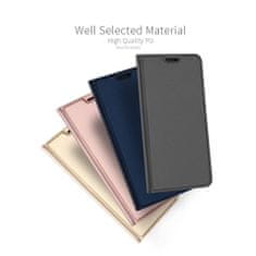 Dux Ducis Skin Pro knížkové kožené pouzdro na Huawei P Smart 2020, modré
