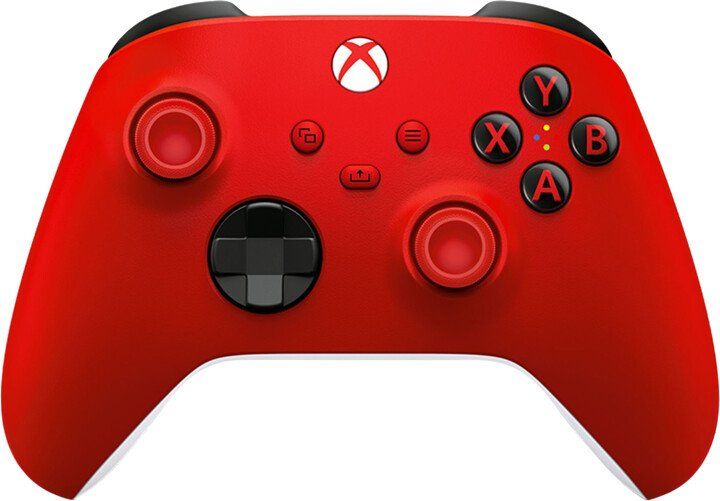 Levně Microsoft Xbox Wireless Controller, pulse red (QAU-00012)