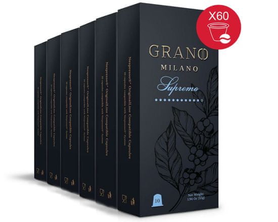 Grano Milano Káva SUPREMO 6x10 kapslí