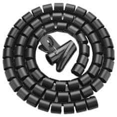 Ugreen Spiral Tube organizér kabelů 1.5m, černý