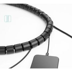 Ugreen Spiral Tube organizér kabelů 1.5m, černý