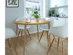 Danish Style Jídelní stůl Lion, 100 cm, dub