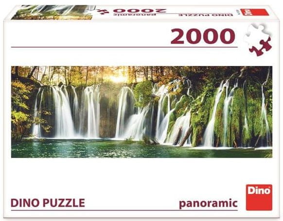 Dino Plitvické vodopády panoramic 2000 dílků