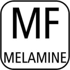 APS Tác podnos melamin 35,5 cm, kulatý, černý, vysoký okraj