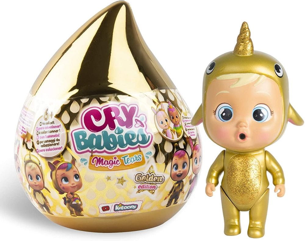 Cry Babies Magic Tears magické slzy zlatá edice