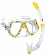 Mares Šnorchlovací set maska+šnorchl Wahoo žlutý