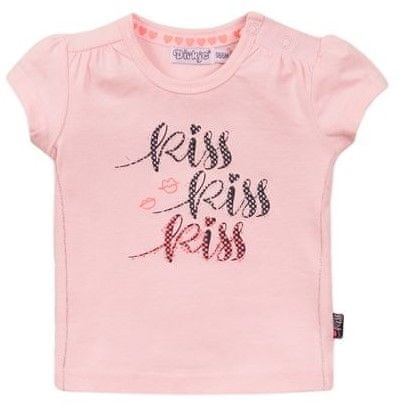 Dirkje dívčí tričko Kiss, Kiss, Kiss VD0204A 92 růžová