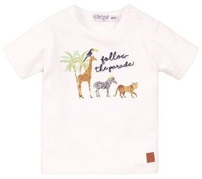 Dirkje chlapecké tričko – zvířátka VD0216 80 bílá