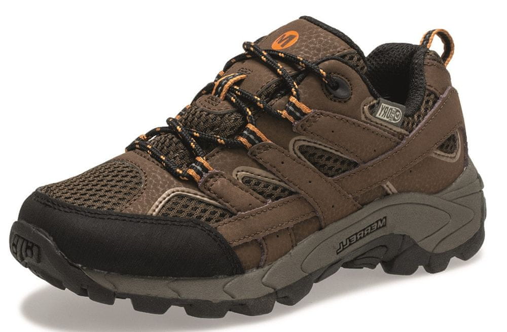 Merrell dětská outdoorová obuv Moab 2 Lace Waterproof MK262952 35 hnědá