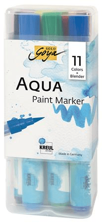 KREUL  Sada Aqua marker SOLO GOYA - 11 barev + míchací marker