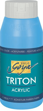 KREUL Akrylová barva "TRITON SOLO GOYA", světle modrá, 750 ml