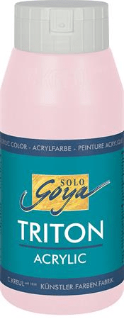 KREUL Akrylová barva "TRITON SOLO GOYA", světle růžová, 750 ml