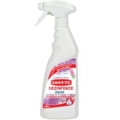 SANITIZ Čistící prostředek na plochy a podlahy / dezinfekce 500ml - parfém Hyacint