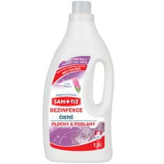 SANITIZ Čistící prostředek na plochy a podlahy / dezinfekce 1.5l - parfém Hyacint