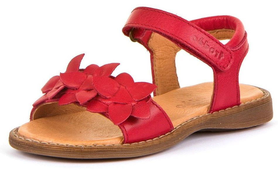 Froddo dívčí kožené sandály G3150181-2 27 červená