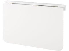 Danish Style Nástěnný jídelní stůl Treno, 80 cm, bílá