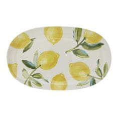 Decor By Glassor Servírovací talíř s citróny