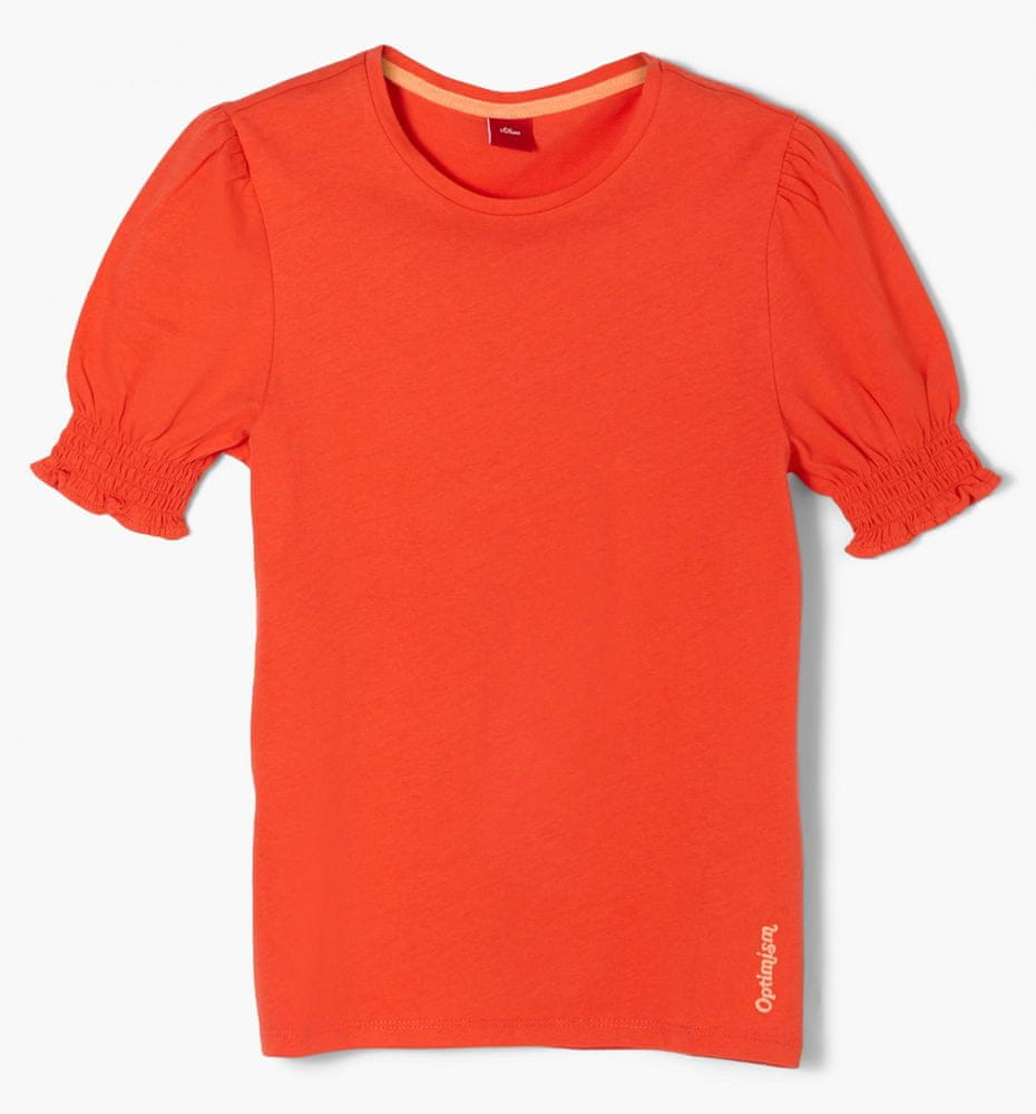 s.Oliver dívčí tričko 401.10.102.12.130.2057944 M oranžová