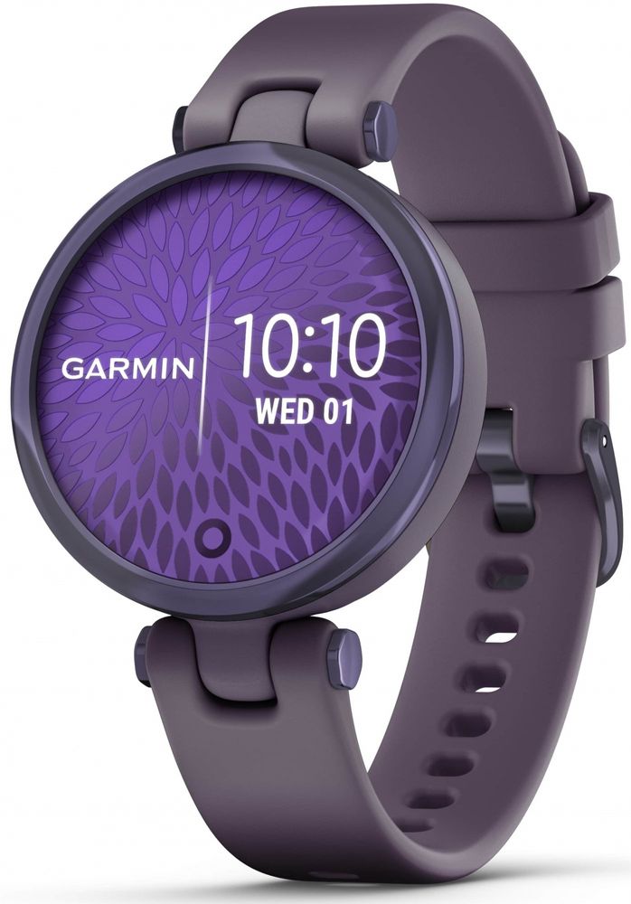 Levně Garmin LILY Sport, Silicone, Midnight Orchid/Deep Orchid