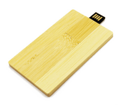 CTRL+C  USB KARTA dřevo BAMBUS, 32 GB, USB 2.0