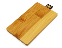 CTRL+C USB KARTA dřevo BAMBUS carbon, 64 GB, USB 2.0