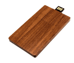 CTRL+C  USB KARTA dřevo OŘECH, 32 GB, USB 2.0