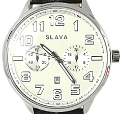 Slava Time Pánské hodinky SLAVA s luminiscenčními číslicemi SLAVA 10006