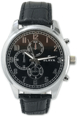 Slava Time Pánské elegantní hodinky SLAVA s ozdobnými ciferníky SLAVA 10153