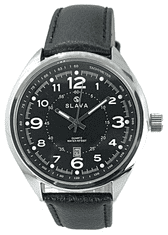 Slava Time Pánské hodinky SLAVA s dvěma ciferníky SLAVA 10129