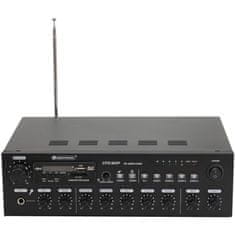Omnitronic CPZ-60P PA, 100V 4-zónový mixážní zesilovač, 60W, BT/MP3/FM