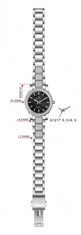 Slava Time Dámské stříbrné hodinky SLAVA s kamínky Swarovski SLAVA 10065