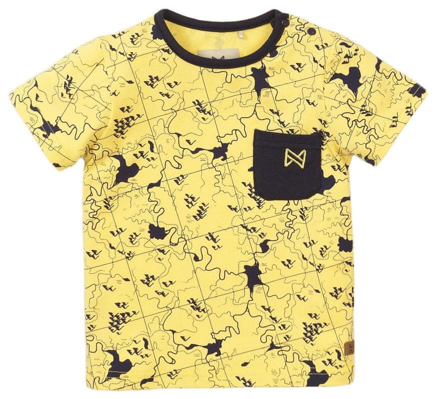 KokoNoko chlapecké tričko VK0215A 116 žlutá