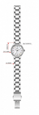 Slava Time Dámské stříbrné hodinky SLAVA s perleťově bílým ciferníkem SLAVA 10162