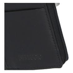 Bellugio Kožená peněženka dokladovka Vincent, černá