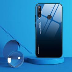 IZMAEL Pouzdro Gradient Glass pro Huawei P40 Lite E - Modrá/Růžová KP10448