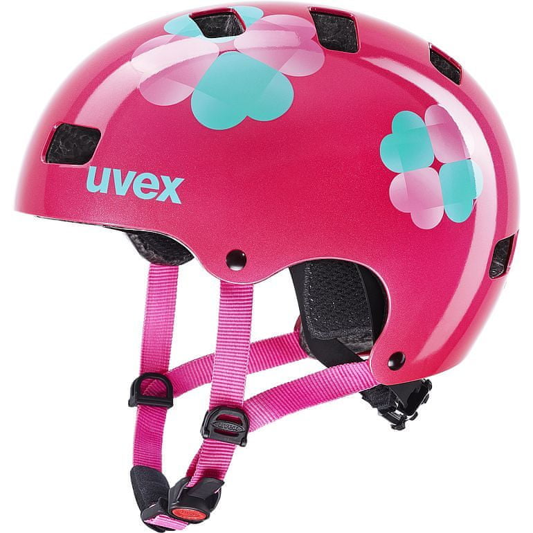 Levně Uvex helma Kid 3 51-55 cm Pink Flower 2021