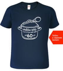 Hobbytriko Narozeninové tričko - Vařím rád Barva: Námořní modrá (02), Velikost: 2XL