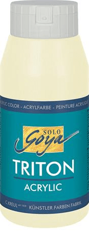 KREUL Akrylová barva "TRITON SOLO GOYA", slonovinová, 750 ml