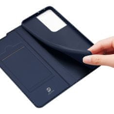 Dux Ducis Skin Pro knížkové kožené pouzdro na Samsung Galaxy S21 Plus, modré