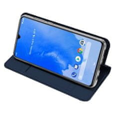 Dux Ducis Skin Pro knížkové kožené pouzdro na Samsung Galaxy A20s, modré