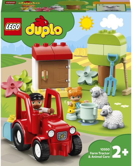 LEGO DUPLO® Town 10950 Traktor a zvířátka z farmy