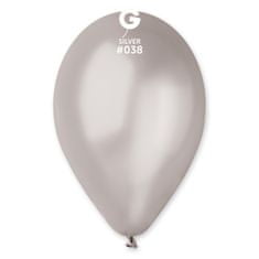 Gemar OB balónky GM90 - 10 balónků stříbrné 38