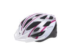 Wista Cyklistická přilba WISTA HardShell bílá/růžová – 80078 L/XL (58-61cm)