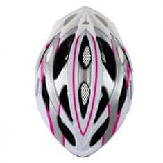 Wista Cyklistická přilba WISTA HardShell bílá/růžová – 80078 L/XL (58-61cm)