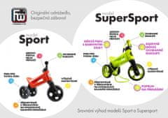 Funny Wheels Odrážedlo Rider SuperSport 2v1 bílé/oranžové - rozbaleno