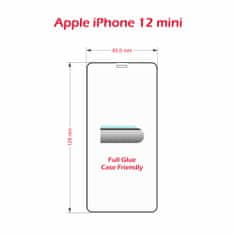 SWISSTEN Ochranné sklo Case Friendly Apple iPhone 12 mini 54501775, černé