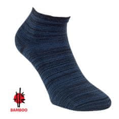 RS unisex bambusové melírované kotníkové ponožky s bavlnou 43066 3-pack , 39-42